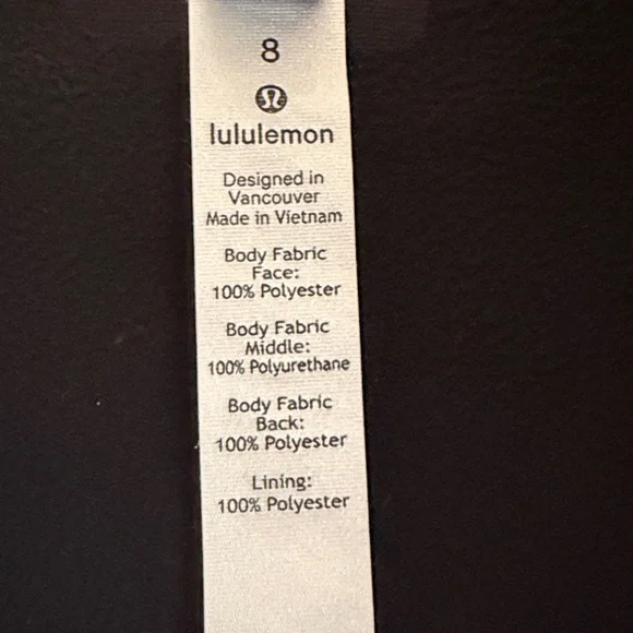 Like-new! Lululemon Black Rain Coat - Picture 3 of 3